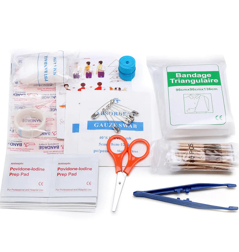Emergency First Aid Kit 79 Piece Survival Supplies Bag for Car Travel Home Emergency Box