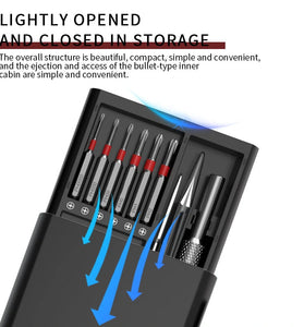 MT-M039 39-in-1 Screwdriver Set Double-Sided Magnetic Tip Hand Tools Magnetic Screwdriver Set Screwdriver Bits