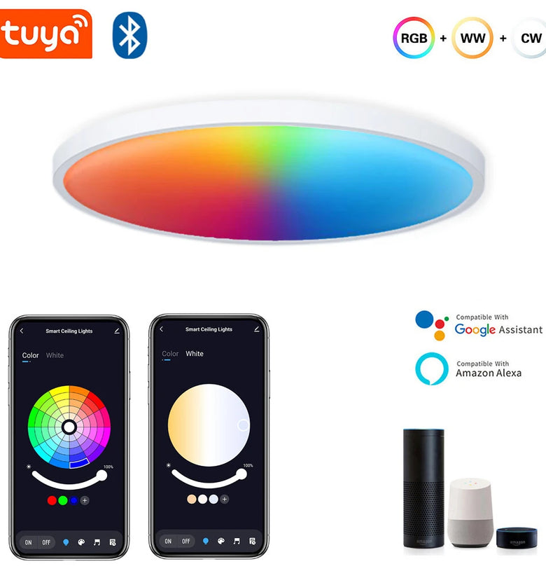 Gosund LB13 20W Smart Ceiling Light 1600LM RGB+CW LED Ceiling Lamp 30cm Voice Control With Alexa & Google Home