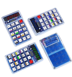 DIY Calculator Kit LED Digital Tube Display 51 MCU Electronic Calculators Kits for School Soldering Practice Training