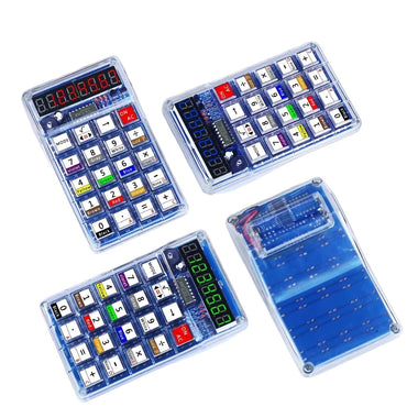 DIY Calculator Kit LED Digital Tube Display 51 MCU Electronic Calculators Kits for School Soldering Practice Training