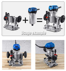 Multi-Function For Trimming Machine Press-in Base Electric Wood Milling Incline Base Slotted Woodworking tool Woodworking Tool
