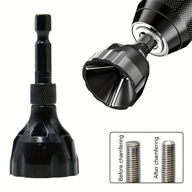 Tungsten Steel Deburring External Chamfer Tool 3-20mm/5-25mm Hex Shank Burr Removal for Metal Drilling Stainless Steel Chamferer