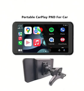 6.5 Inch Rotatable Wireless Car Display Touchscreen CarPlay Android Auto Hicar Phone Screen Mirroring Navigation Rotatable Multimedia Player