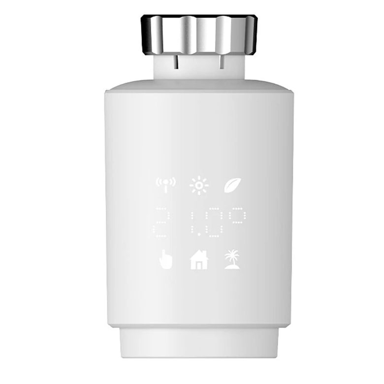 MoesHouse TV02/TV05 Tuya ZigBe Radiator Actuator Valve Smart Thermostat Temperature Controller External Sensor TRV Voice Control Alexa Google Assistant