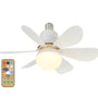 Tevorex 40W Ceiling Fan LED Light E27 Bulb Base with Remote Control for Dimming, 85-265V Wide Voltage Suitable for Living Room, Study, Household ,Office