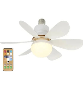 Tevorex 40W Ceiling Fan LED Light E27 Bulb Base with Remote Control for Dimming, 85-265V Wide Voltage Suitable for Living Room, Study, Household ,Office