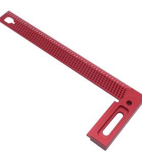 FNICEL 300mm Woodworking Scriber Precision Woodworking Square Aluminum Framing & Mitre Square L-type Scribe Marking Line Drawing Ruler Essential for Professional and DIY Woodworking Projects