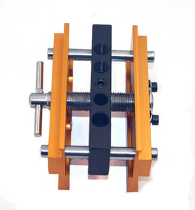 Woodworking Self-Centering Hole Punch Locator Drill Guide Set Doweling Jig Kit