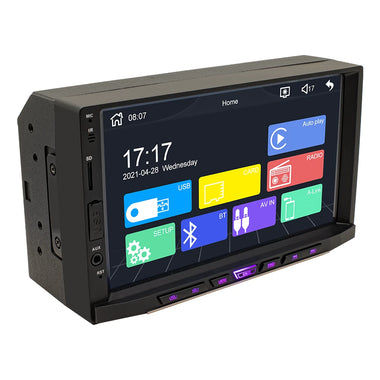 7 Inch Car DVD Player Car Stereo Radio System MP5 Player Wireless/Wired Carplay with bluetooth GPS HD Reversing Image