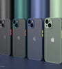 Black Armor Bumper Shockproof Silicone Hard Cover Phone Case for iPhone 16 16 Plus 16 Pro 16 Pro Max
