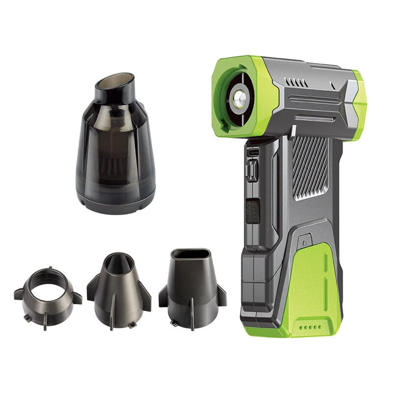 X6 High Powered Electric Air Blower and Vacuum 130,000 RPM Brushless Motor 4000mAh Battery Portable Cleaning Tool with Multi Nozzle