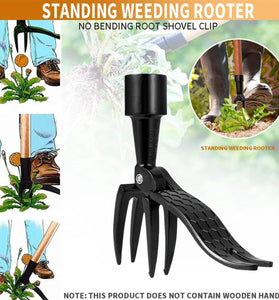 Claw Weeder the Stand Up Weed Puller Tool Root Remover Replacement Foot Garden Pedal Metal Outdoor With Head Weeding Weeder
