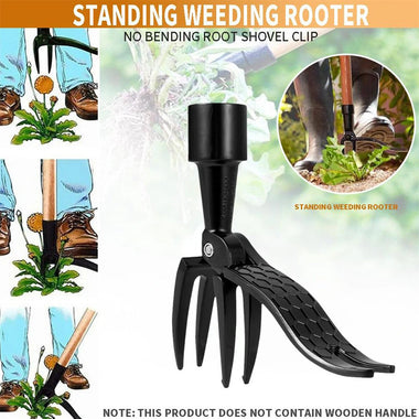 Claw Weeder the Stand Up Weed Puller Tool Root Remover Replacement Foot Garden Pedal Metal Outdoor With Head Weeding Weeder