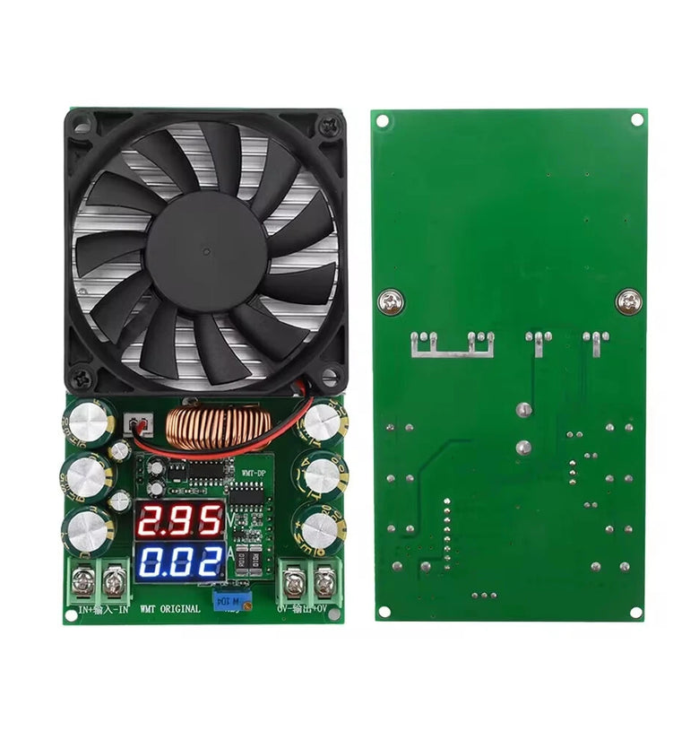 20A 600W DC Step-down Power Module 120V 96V 72V to 24V 12V 5V High Power Adjustable Voltage with Display for Solar Battery Charging