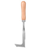 Crack Weeder Crevice Weeding Tool Stainless Steel L-Shaped Blade Beech Handle Garden Maintenance Lawn Care