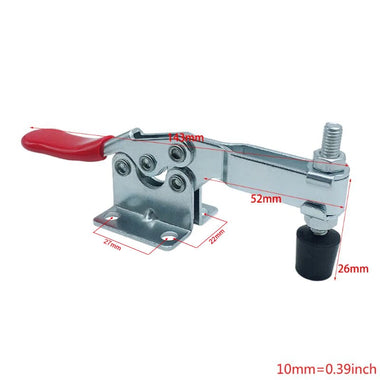 GH-201B Horizontal Toggle Clamp Quick Release Woodworking Fix Clip for Carpentry