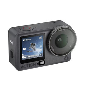 DJI Osmo Action 6 4K Action Camera with Sensor Variable Aperture 20m Waterproof 4-Hour Battery 50GB Built-in Storag RockSteady 3.0 Stabilization
