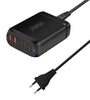 [GaN Tech] Bakeey 200W 6-Port USB PD Charger 2USB-A+4USB-C PD Fast Charging Desktop Charging Station with EU Plug Cable for iPhone 15 14 13 for Huawei Mate60 Pro for Samsung Galaxy Z Flip4 for MacBook
