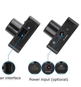 DC 24V/12V/5V PWM Speed Controller PD QC Fast Charging 4Pin PWM Efficient Cooling System Fan Governor Cooler