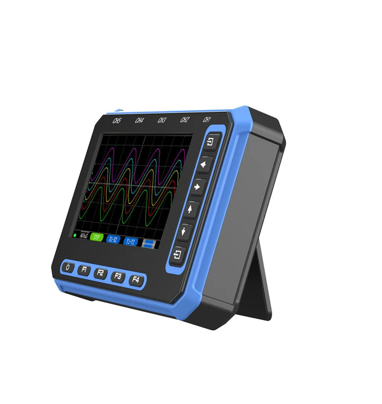 AV TOOLTOP OS-5C Five Channel Oscilloscope 1MHz Bandwidth 3MHz Sampling Rate USB Type-C Portable High Precision Waveform Analyzer WiFi Optional