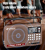 SANSUI E35 Radio Portable Digital Retro Speaker HiFi Bass Music Player with LED Flashlight FM AM SW Full Band Support USB TF Card Playback Radios