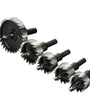 Drillpro 15-53mm Hole Sawtooth HSS Drill Bit Hole Saw Cutter for Stainless Steel Metal Alloy Hole Drilling