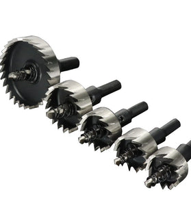 Drillpro 15-53mm Hole Sawtooth HSS Drill Bit Hole Saw Cutter for Stainless Steel Metal Alloy Hole Drilling