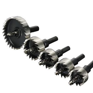 Drillpro 15-53mm Hole Sawtooth HSS Drill Bit Hole Saw Cutter for Stainless Steel Metal Alloy Hole Drilling