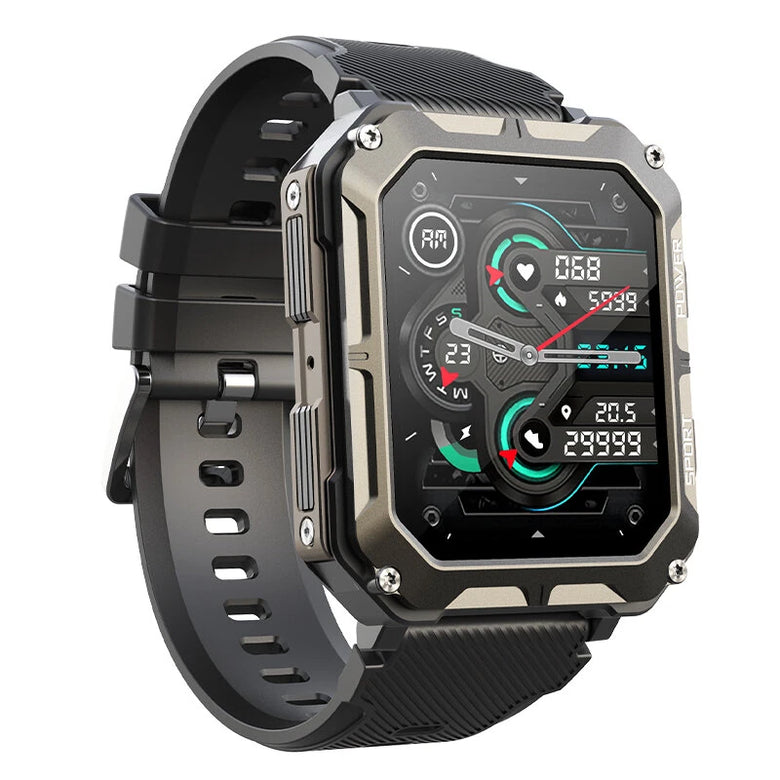 Senbono C20pro 1.83inch HD Screen bluetooth Call Heart Rate Blood Pressure Blood Oxygen Monitor Sleep Monitoring Breathe Training Multi-sport Modes IP68 Waterproof Smart Watch