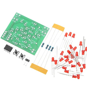 5pcs DC 5V DIY Electronic Windmill Training Kit Speed Adjustable MCU Course Design Set For Soldering