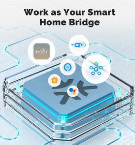 MoesHouse WM-104-M Tuya WiFi Matter Mini Smart Switch Module Relay Timer Home Automation App Remote Control Work with Alexa Google Assistant