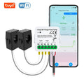 TUYA Wi-Fi Single Phase Clamp Smart Home Meter AC100-240V 80A Real-time Energy Monitoring Dual Channel with Tuya App
