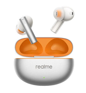 Realme Buds Air6 TWS bluetooth Earphone ANC Earbuds 50dB Noise Cancelling 6-Mic AI Call Noise Cancelling 12.4mm Moving Coil Hi-Res Audio LHDC 5.0 40H Playback Low Latency In-ear Sports Headphones