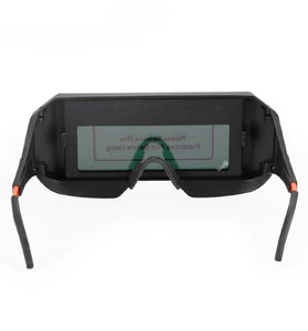 Automatic Eyes Goggles Auto Darkening Welding Glasses High Sensitivity UV Infrared Protection Adjustable Lightweight PC Material Arc Resistant