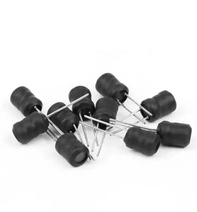 240Pcs 24 Types /Box DIP Power Inductor Assorted Kit 24Values x 10Pcs Inductance 6x8mm 2.2uH-100mH Pin 3mm