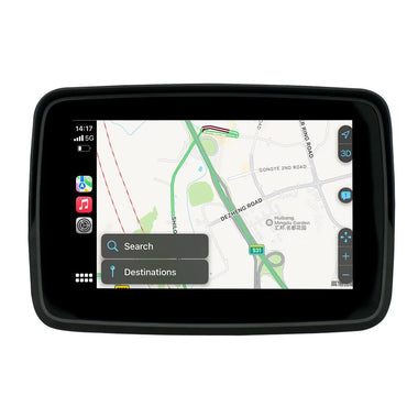 5-inch Waterproof Motorcycle GPS Navigation with Carplay Auto Mirror Screen