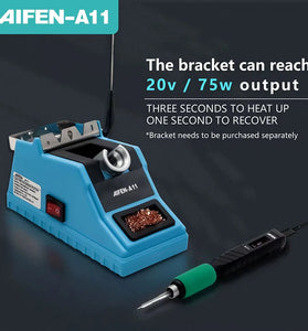 AIFEN A11 USB Portable Soldering Station 100-450C Adjustable Temperature Type-C Interface Compatible C210 Handle Fast Charging QC3.0 PD AFC FCP Global Repair Welding Tools
