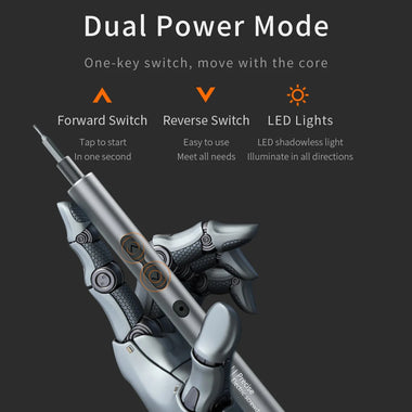 62-in-1 High-Speed Adjustable Electric Screwdriver with 48 Precision S2 Bits Lengthened Bits for Complex Tasks 330mAh Battery Type-C Charging Compact Portable DIY Repair Tool Set with Additional Accessories