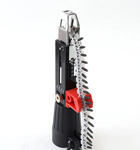 Automatic Chain Screw Gun Adapter For Electric Drill Adjustable Depth Nail Gun Attachment Woodworking Power Tool Part With 50 Screws And Bit