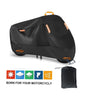 210D Motorcycle Cover Rainproof Sunscreen Anti-UV Motorbike Cover Thickened Oxford Cloth Dust Cover Built-In Anti-Theft Buckle