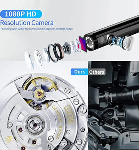 P50 1080P 8mm Dual Camera Piping Borescope Camera 4.5In IPS LCD Digital Inspection Camera With 6 LED for Car Sewer