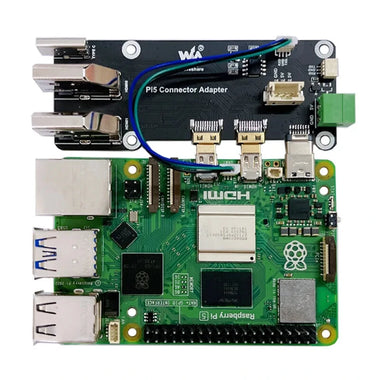 Raspberry Pi 5/4B Micro HD to HD Multifunctional Adapter Board All Ports To Pi's USB SideEasy Adapter Micro HD to HD 4K Board