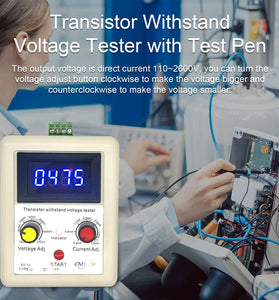 110V-2600V IGBT Transistor Voltage Capability Tester Diode MOS Triode Digital Voltmeter Testing Tool Withstand Voltage Tester