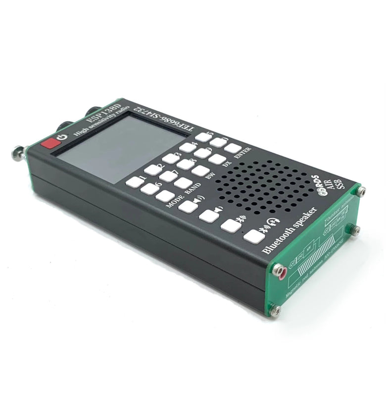 ESP138D ESP32 H-RADIO SI4732 Full Band FM AM SSB AIR Band Receiver + TEF6686 FM Receiver 2 in 1 Handheld Radio with Bluetooth