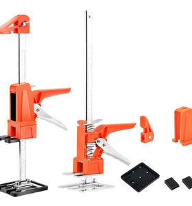 2PCS Labor Saving Handle Arm Jack Woodworking Clamps 400KG Lift Capacity Multi-Function Height Adjustment Lifting Device Door Panel Lifting Cabinet Jack