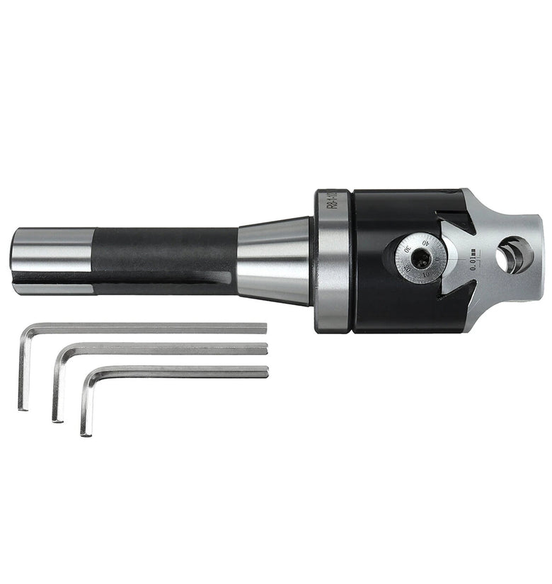 R8 Shank F1-12 Boring Head Set Carbon Steel 12mm Boring Bar 0.001