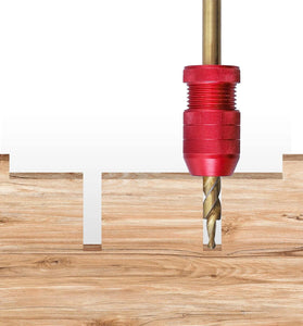 2PCS Premium Aluminum Drill Stop Set Adjustable Inner Diameter, Depth Control for Precise Drilling