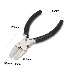 Nylon Jaw Pliers Jewelry Making Tools Anti-slip Grip High Carbon Steel 6.50 cm Length 13.50 cm Width Perfect for Wire Shaping
