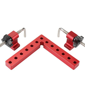VEIKO 2 Set Woodworking Precision Clamping Square L-Shaped Auxiliary Fixture Splicing Board Carpenter Square Ruler Woodworking Tool